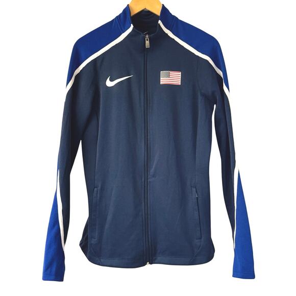 USA Nike Pro Elite Athlete Sponsored 2019 Track & Field Olympic Jacket SZ L/T - Picture 2 of 10